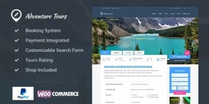 Adventure Tours 5.3.0 – WordPress Tour/Travel Theme