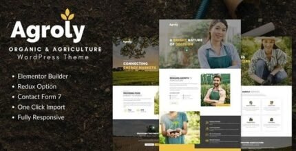 Agroly 1.0 – Organic & Agriculture Food WordPress Theme