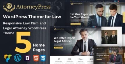 Attorney Press 3.0.4 – Lawyer WordPress Theme
