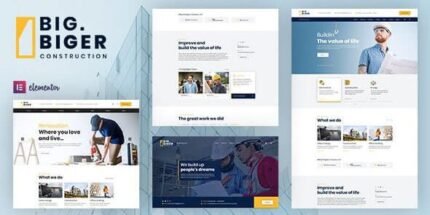 Bigger 1.0.17 – Construction WordPress Theme