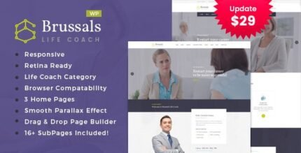 Brussals 1.0 – Personal Development Coach WordPress Theme