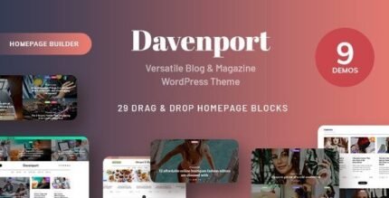 Davenport 1.3 – Versatile Blog and Magazine Theme