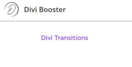 Divi Transitions 1.1