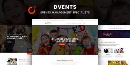 Dvents 1.3.3 – Events Management Companies and Agencies WordPress Theme