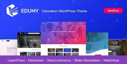 Edumy 1.2.38 – LMS Online Education Course WordPress Theme