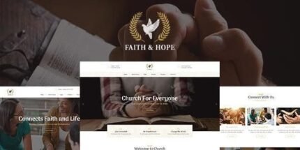 Faith & Hope 2.24.0 – A Modern Church & Religion Non-Profit WordPress Theme