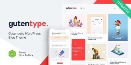 Gutentype 2.1.13 – 100% Gutenberg WordPress Theme for Modern Blog