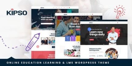 Kipso 1.3.7 – Education LMS WordPress Theme