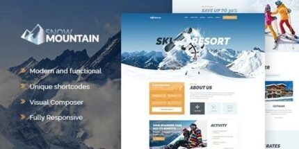Snow Mountain 1.4.5 – Ski Resort & Snowboard School WordPress Theme