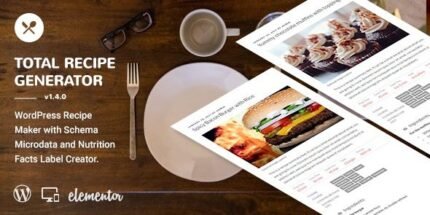 Total Recipe Generator 3.4.0 – WordPress Recipe Maker with Schema and Nutrition Facts (Elementor addon)