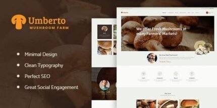 Umberto 1.2.10 – Mushroom Farm & Organic Products Store WordPress Theme
