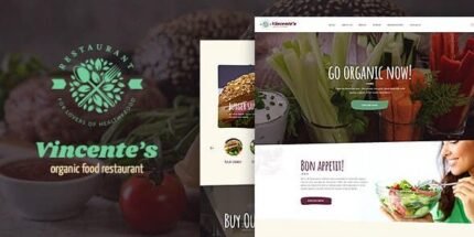 Vincentes 1.1.3 – Organic Food Restaurant & Eco Cafe WordPress Theme