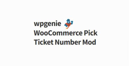 WooCommerce Lottery Pick Ticket Number Mod 2.4.6.3