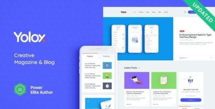 Yolox 1.0.15 – Modern WordPress Blog Theme for Business & Startup