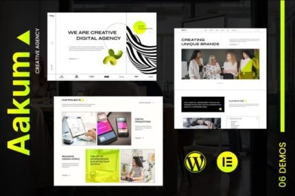 Aakum 1.0.9 – Creative Agency WordPress Theme