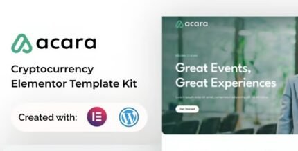 Acara 1.0 – Event and Conference Elementor Template Kit