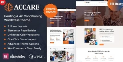 Accare 8.0 – Heating & Air Conditioning WordPress Theme