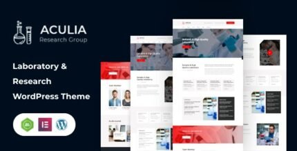 Aculia 2.0 – Laboratory & Research WordPress Theme