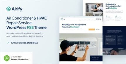 Airify 1.0.0 – HVAC Repair Service FSE WordPress Theme