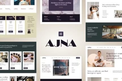 Ajna 20250325 – Sound Healing & Music Therapy Elementor Pro Template Kits