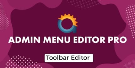Admin Menu Editor Pro WP Toolbar Editor 1.5.2