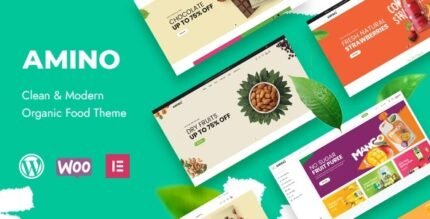 Amino 1.0.2 – Organic & Food WordPress Theme
