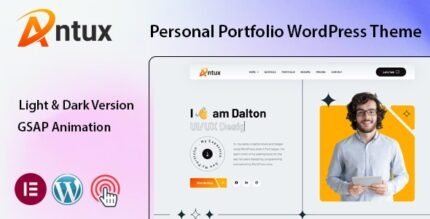 Antux 1.0 – Personal Portfolio WordPress Theme