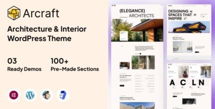 Arcraft 1.1 – Architecture & Interior WordPress Theme