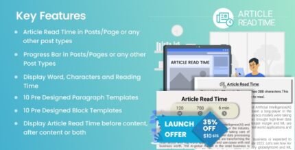 Article Read Time & Progress Bar 1.0.3