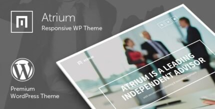 Atrium 2.8 – Finance Consulting Advisor WordPress Theme