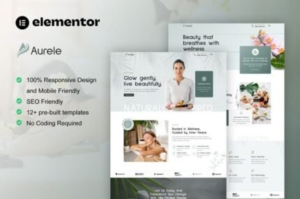 Aurele 1.0 – Spa & Healing Treatments Elementor Pro Template Kit