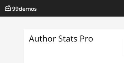Author Stats Pro 2.2.6