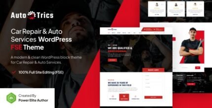 AutoTrics 1.0.2 – Car Repair & Auto Service FSE WordPress Theme