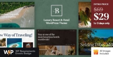 Belicia 1.18.0 – Luxury Resort & Hotel WordPress Theme