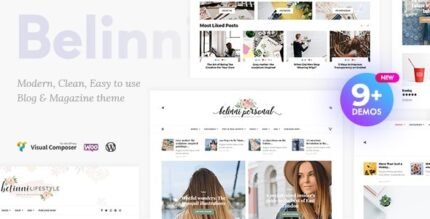 Belinni 1.5.1 – Multi-Concept Blog / Magazine WordPress Theme