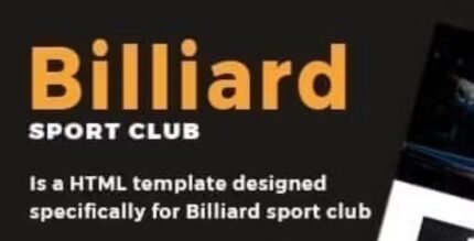 Billiard 1.1.8 – Creative Sporting WordPress Theme