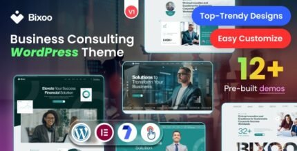 Bixoo 1.0.3 – Business Consulting WordPress Theme
