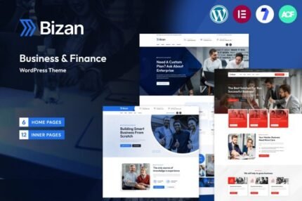 Bizan 1.0.4 – Business & Finance Consulting WordPress Th