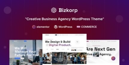 Bizkorp 1.0.2 – Creative Business Agency WordPress Theme