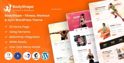 BodyShape 1.2 – Fitness, Workout & Gym WordPress Theme