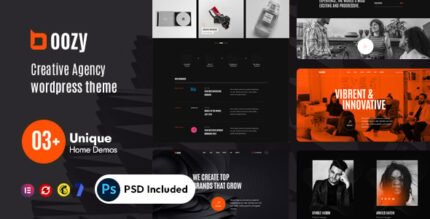 Boozy 1.0.4 – Creative Agency WordPress Theme