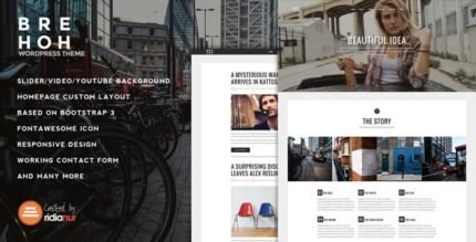 Brehoh 1.2.1 – Responsive One Page Portfolio Theme