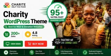 Charite 1.2.0 – Nonprofit Charity & Donation WordPress Theme