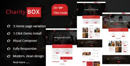 CharityBOX 3.0 – Fundraising WordPress Theme