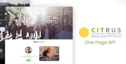 Citrus 4.3 – One Page WordPress Theme