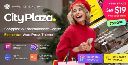 City Plaza 1.0.4 – Entertainment Center & Shopping Mall WordPress Theme