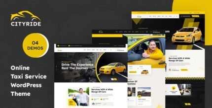 Cityride 1.0.0 – Online Taxi Service WordPress Theme