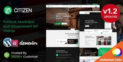 CityZen 2.6 – Municipal and Government WordPress Theme + RTL
