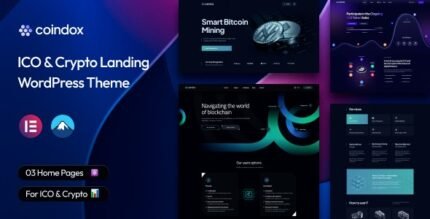 Coindox 1.0.2 – ICO & Crypto Landing WordPress Theme