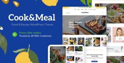 Cook&Meal 1.2.5 – Food Blog & Recipe WordPress Theme